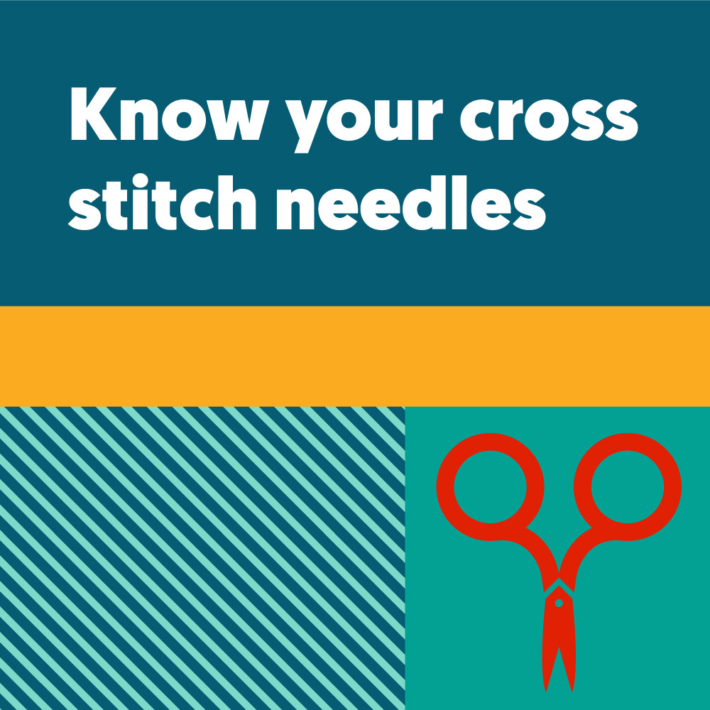 Cross stitch needle size guide: Everything you need to know about