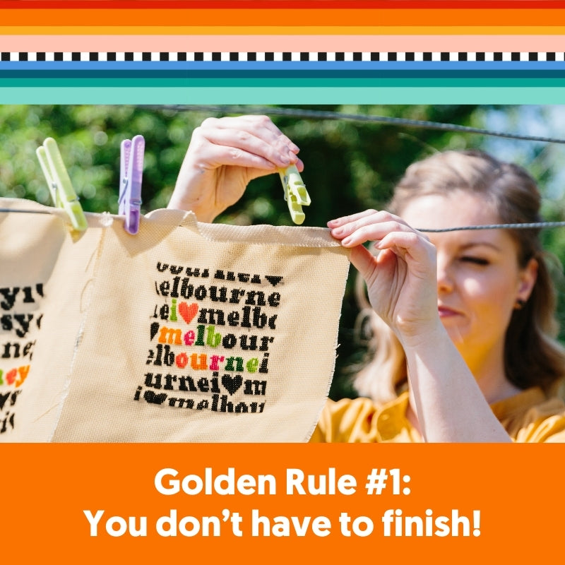 Golden Rule 1: You don't have to finish your project