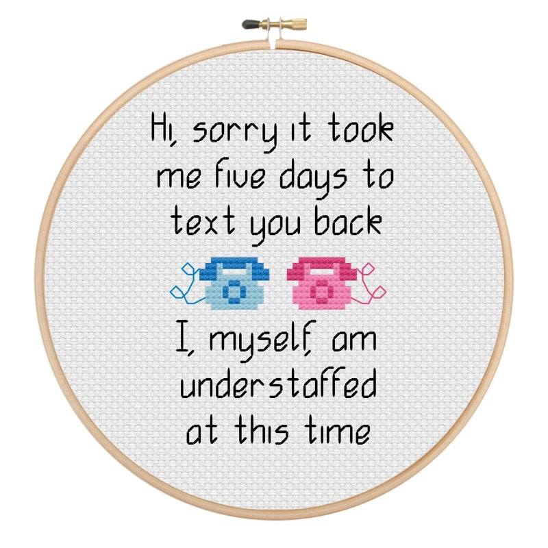 Understaffed Cross Stitch Pattern