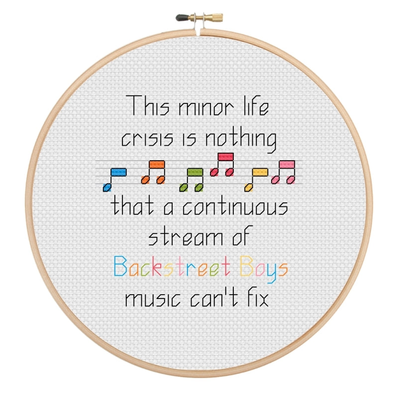 Backstreet Cross Stitch Pattern