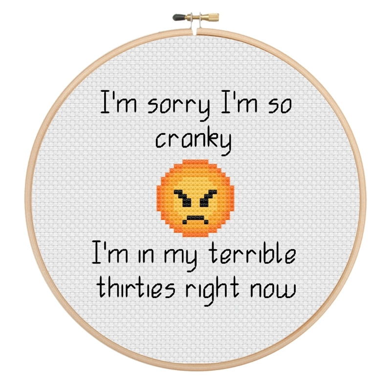 So Cranky Cross Stitch Pattern