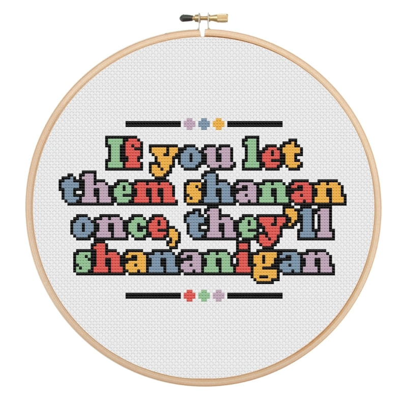 Shenanigans Cross Stitch Pattern