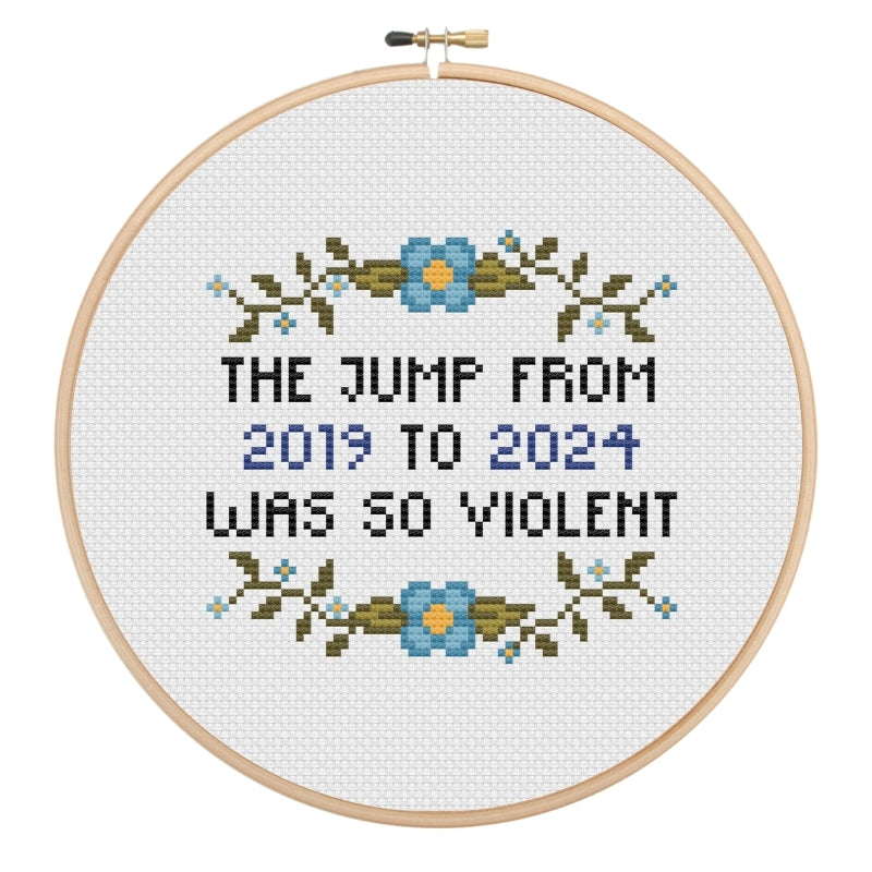 So Violent Cross Stitch Pattern