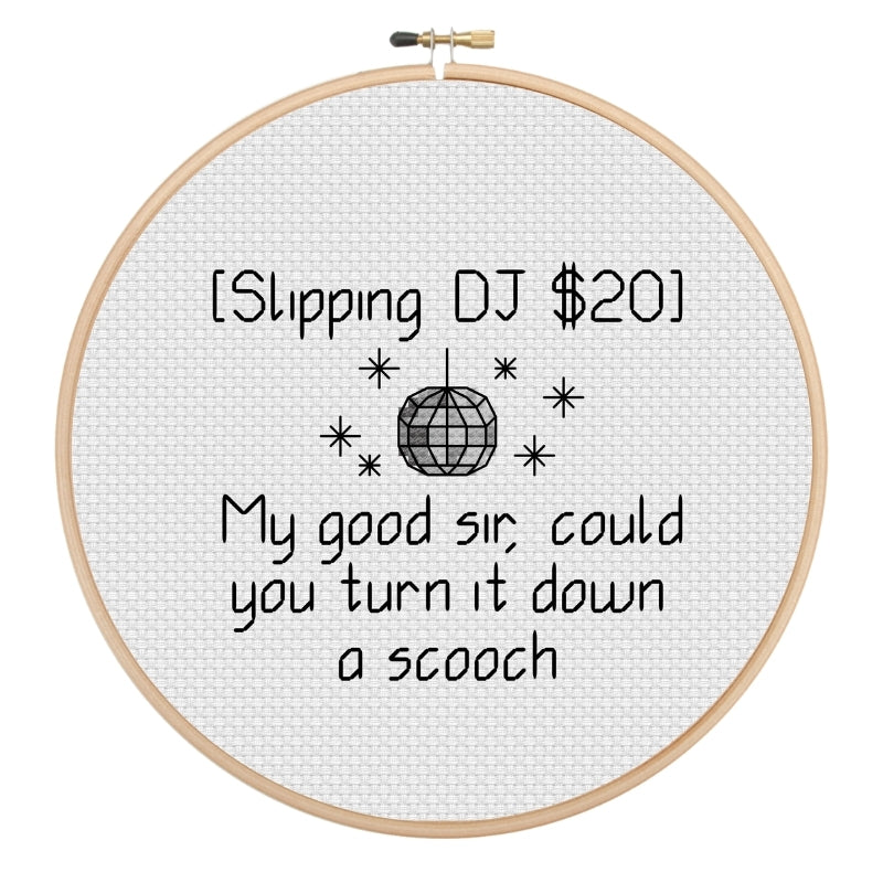 Just a Scooch Cross Stitch Pattern