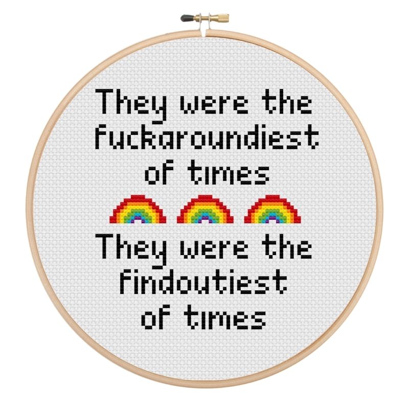 The Times Cross Stitch Pattern