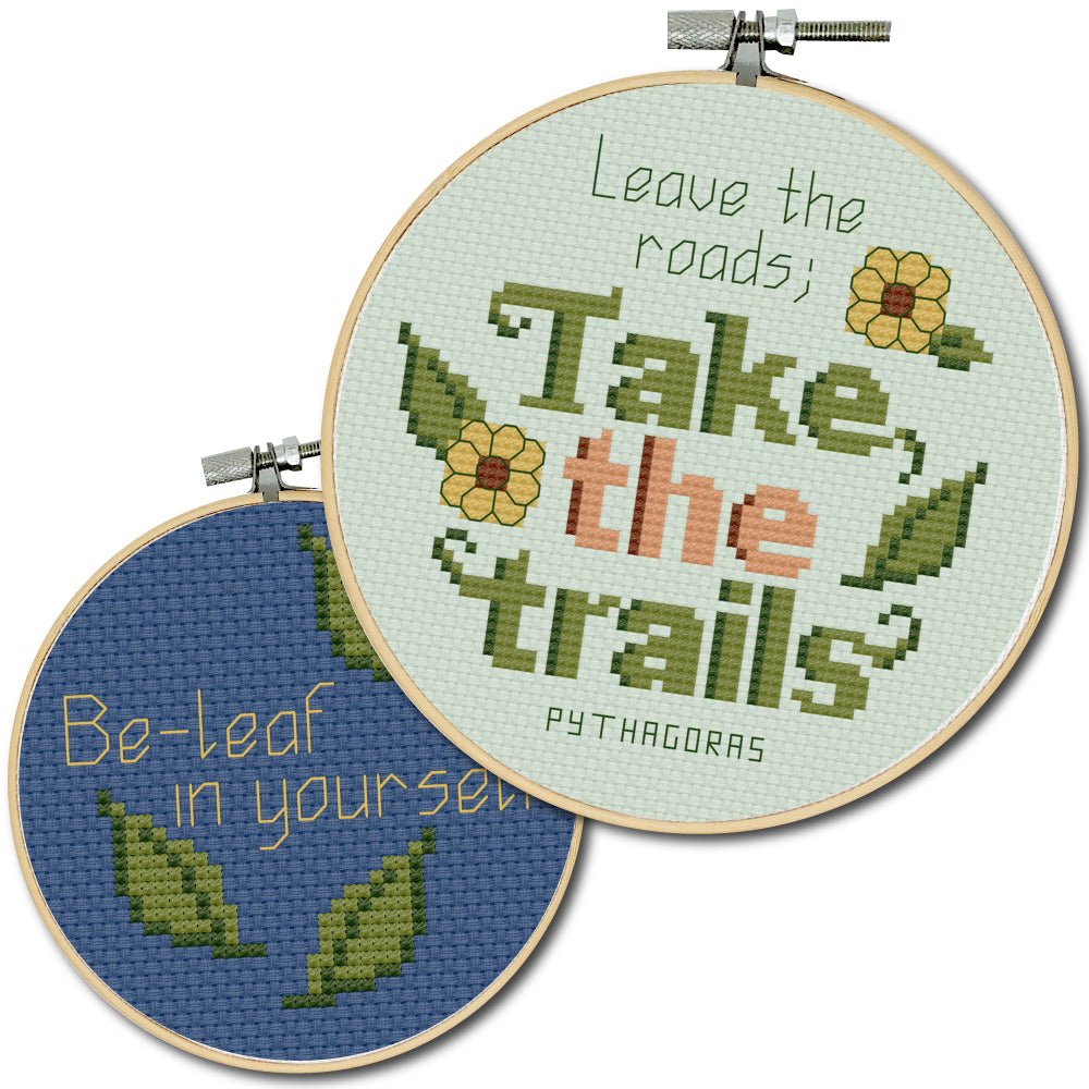 THE PINES Cross Stitch Box