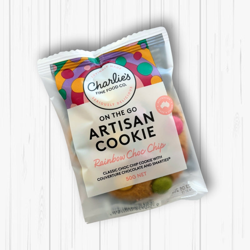 Artisan Rainbow Choc Chip Cookie