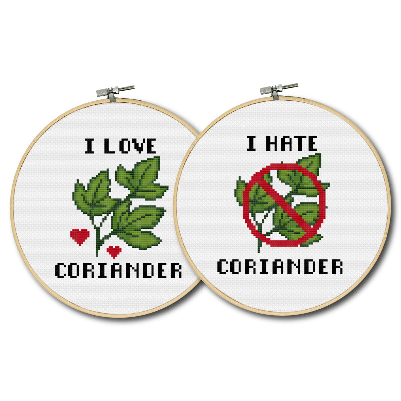 Coriander Declaration Cross Stitch Pattern