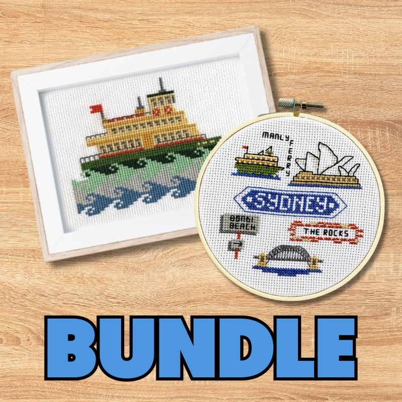 Sydney Lovers Cross Stitch Kit Bundle