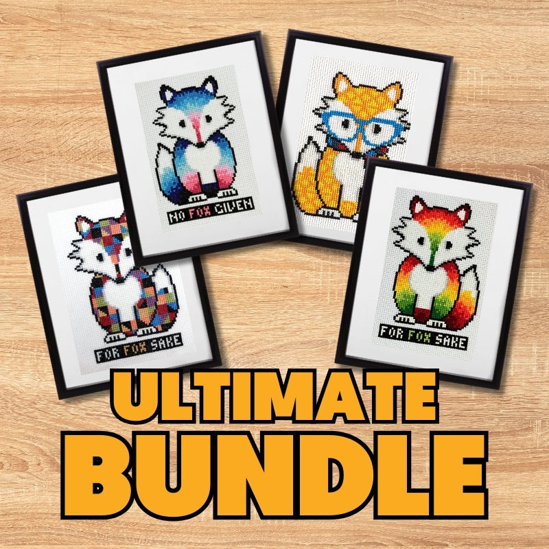 Ultimate Fox Cross Stitch Kit Bundle