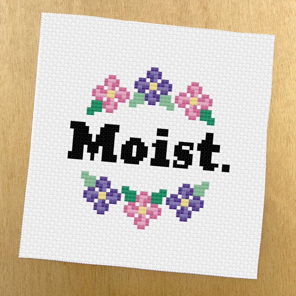 Moist Cross Stitch Kit