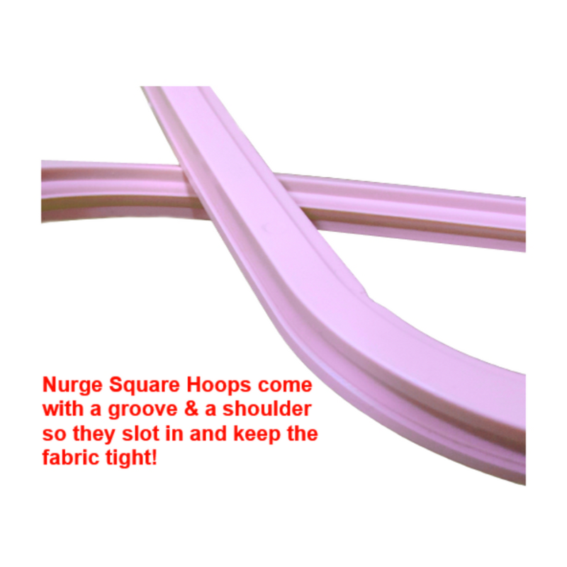 Nurge Rectangular Plastic Embroidery Hoop