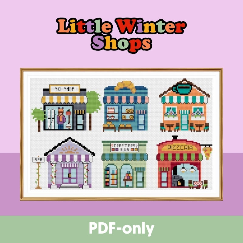 Little Winter Shops Stitch-a-Long PDF-ONLY