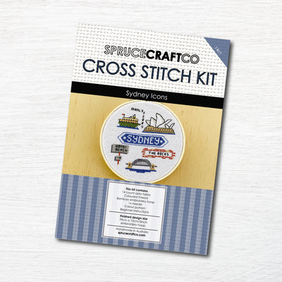 Sydney Lovers Cross Stitch Kit Bundle